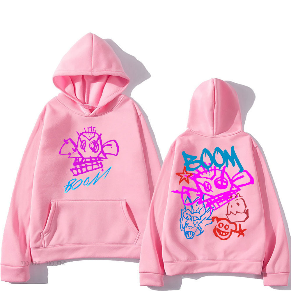 Eloura-Moda | Arcane Jinx Cartoon Long Sleeve Hoodie