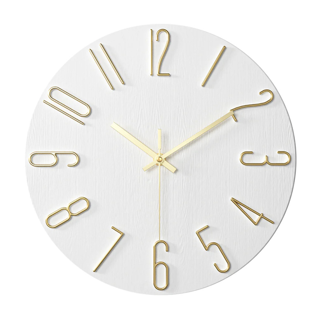 Noble Modern Wall Clock For Living Room Precision Timekeeping Minimalist Elegant Home Accent For Design Lovers