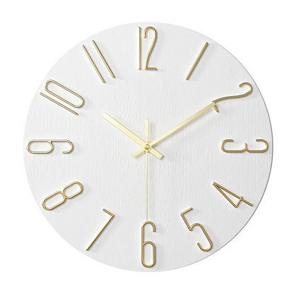 Noble Modern Wall Clock For Living Room Precision Timekeeping Minimalist Elegant Home Accent For Design Lovers