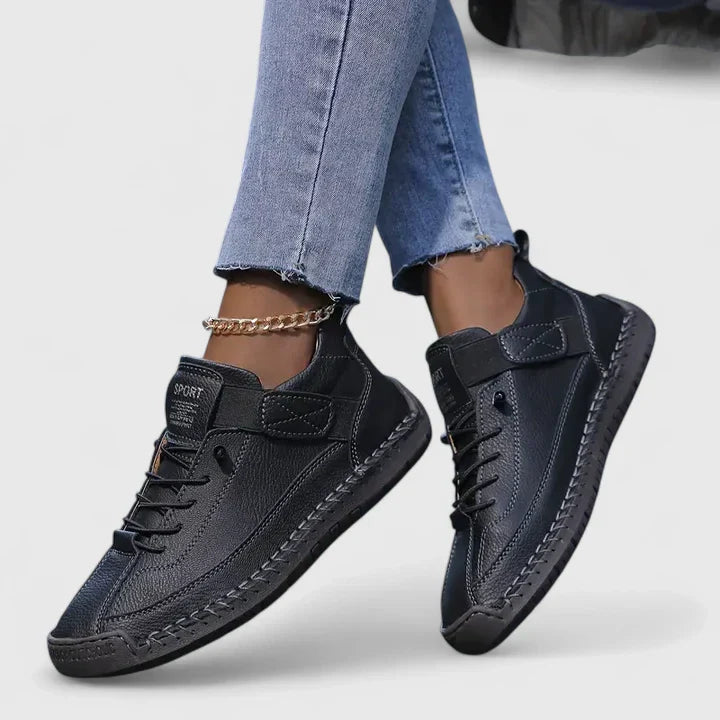 Kymberleigh Leather Women Sneakers Non Slip Breathable Everyday Comfort For Women