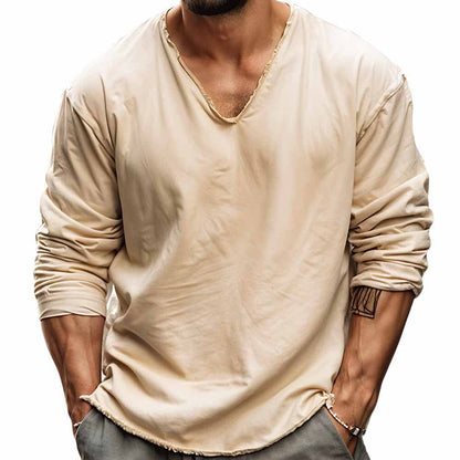 Max Classic V Neck Men's Shirt Comfortable Cotton Modern Fit For Office And Casual Wear