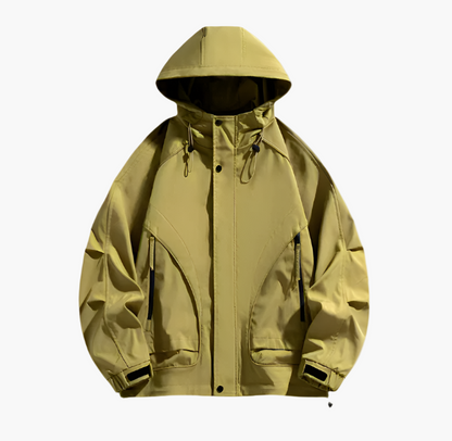 Mens Outdoor Windbreaker Jacket Lightweight Waterproof Breathable For Everyday Active Wear