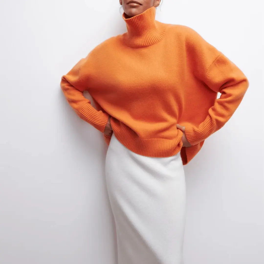 Camélia Picard Turtleneck Sweater for Ambitious Women, Plush Fabric, Elegant Everyday Warmth