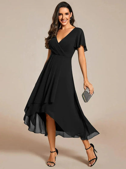 Morgan Silk Chiffon Dress Airy Silhouette For Weddings And Evening Events TrendAura