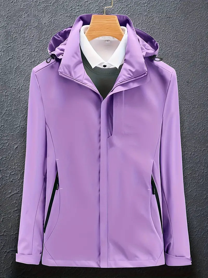 Alyssa Womens Winter Zip Closure Hooded Jacket By TrendAura Warm Windproof Snow Coat For Cold Weather