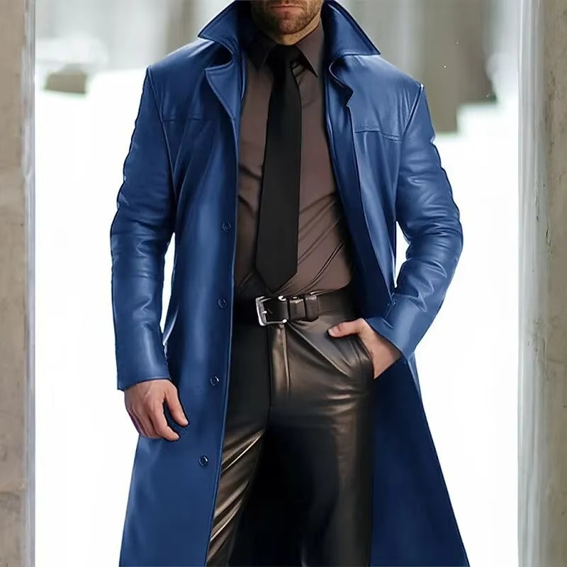 Kevan Long Coat For Men Refined Urban Warmth With Structured Silhouette And Chic Everyday Wear