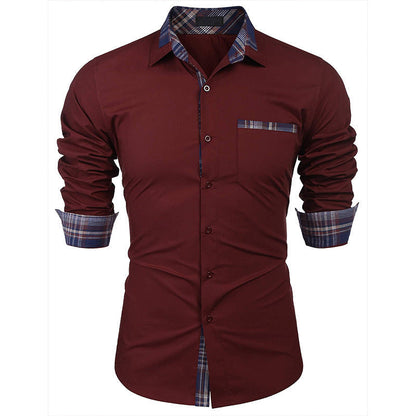 Jeff Long Sleeve Shirt For Men Autumn Winter Warmth And All Day Stylish Comfort In Premium Knit