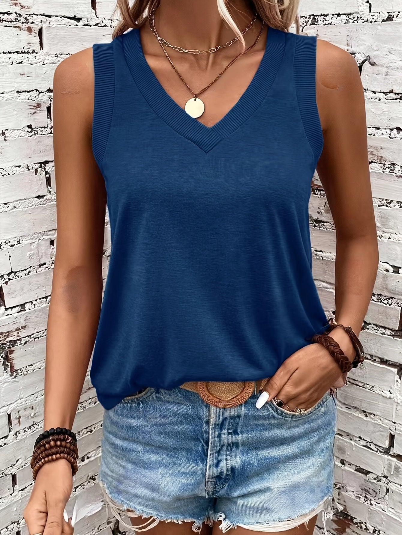 Quinty Linen Tank Top For Women Breathable Classic Style Versatile Summer Essential