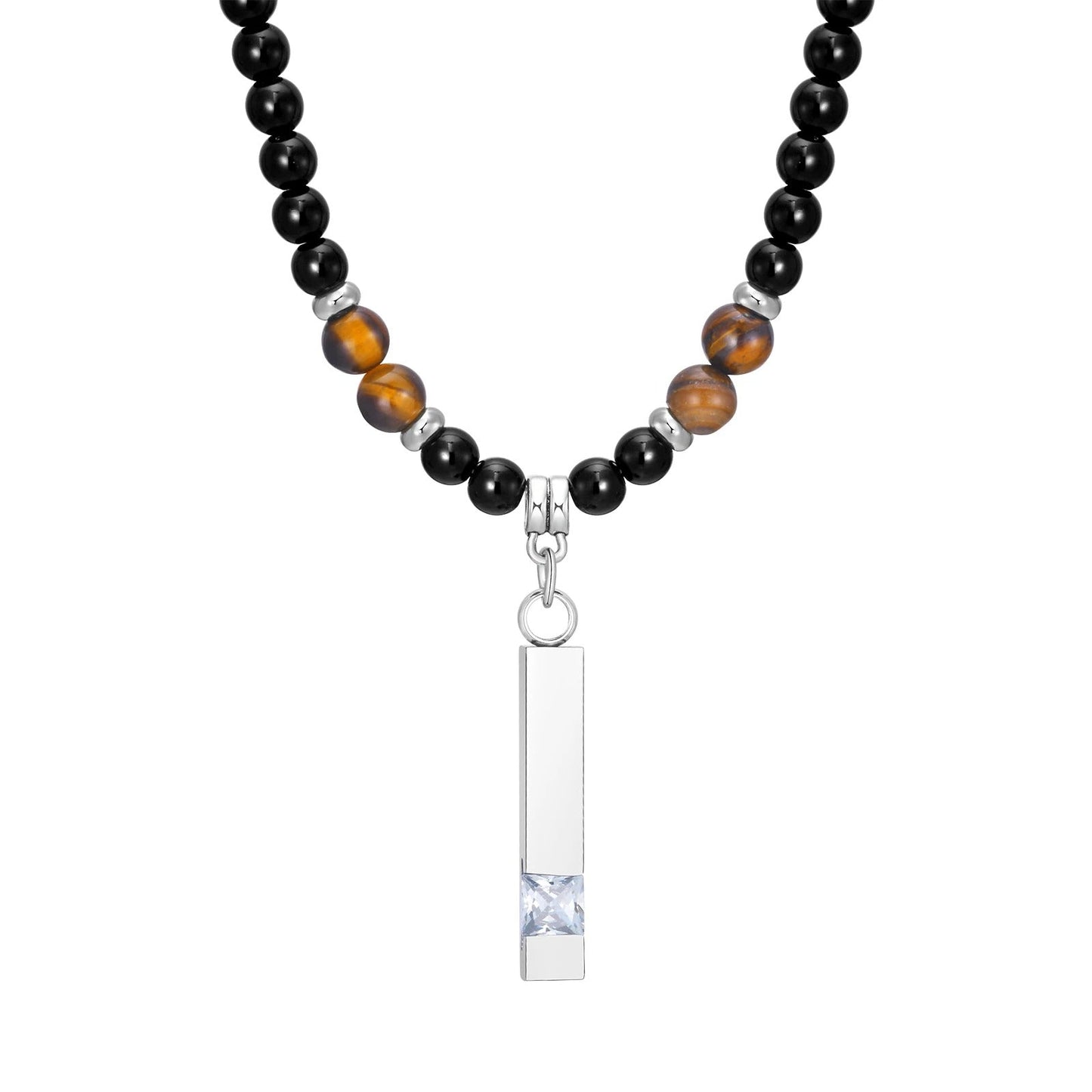 Mens Necklace Modern Minimalist Design With Adjustable Length For Men Everyday Style