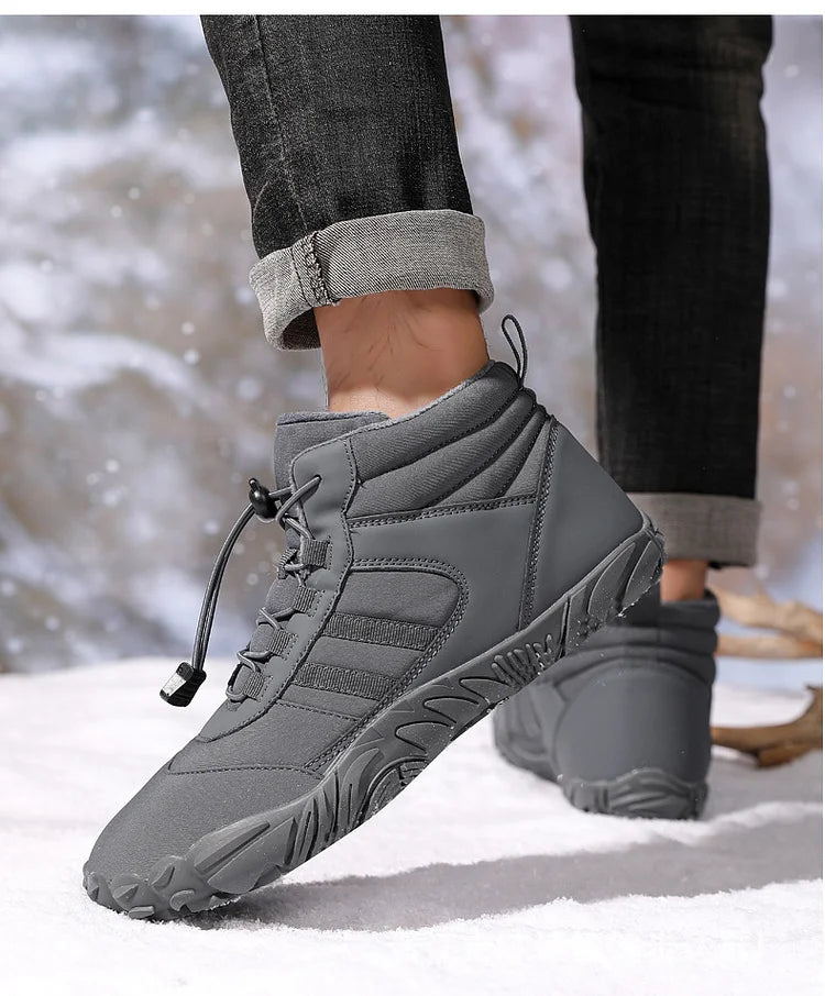 Medasain Waterproof Winter Snow Boots For Unisex Outdoor Adventurers With Cozy Fur Lining