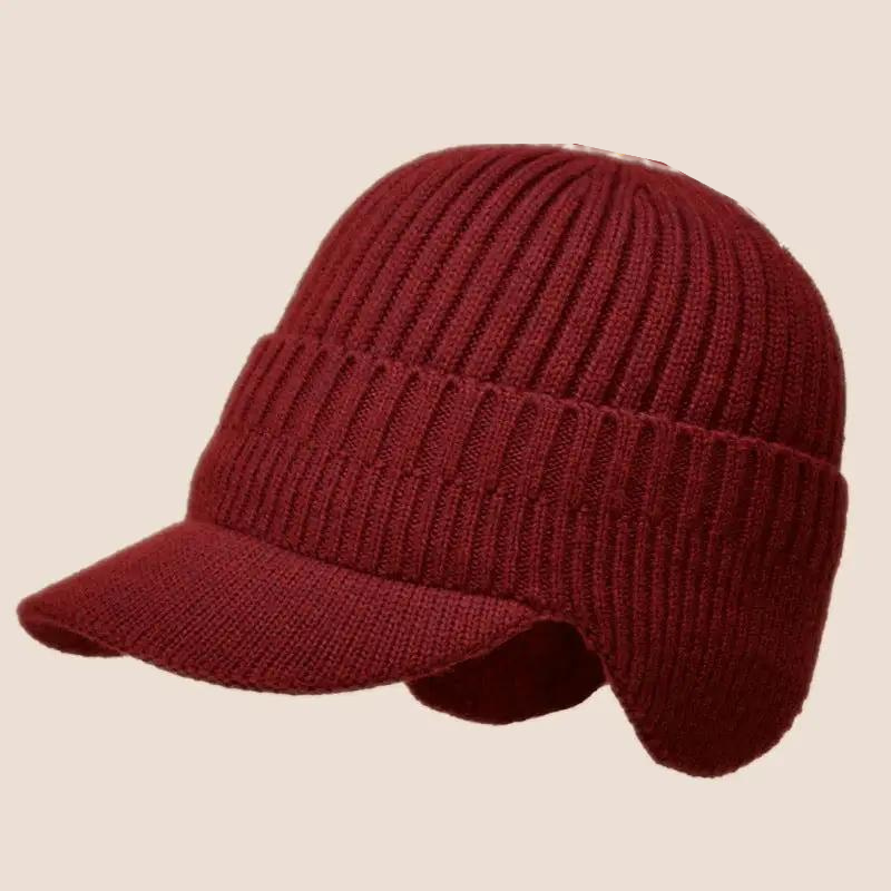Leonard Warm Knitted Beanie Thick Ribbed Knit For Extreme Cold Elegant Winter Accessory For Men And Women