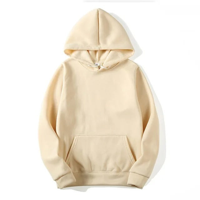 Eloura-Moda | Solid Color Hoodie Made of Cotton for Women