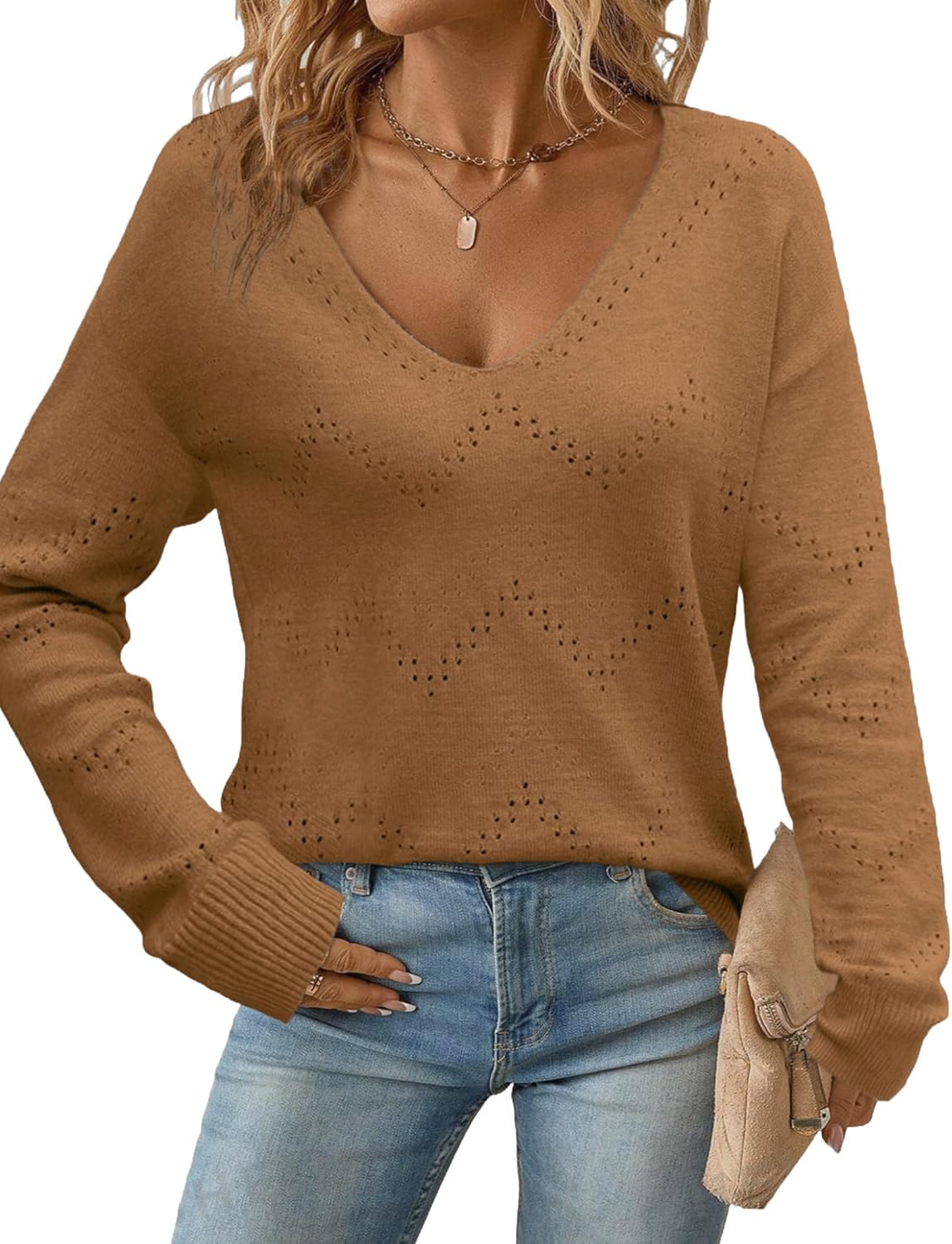 Mathilda Elegant Women's Long Sleeve Top Soft Comfortable Fabric For Everyday Versatile Layering