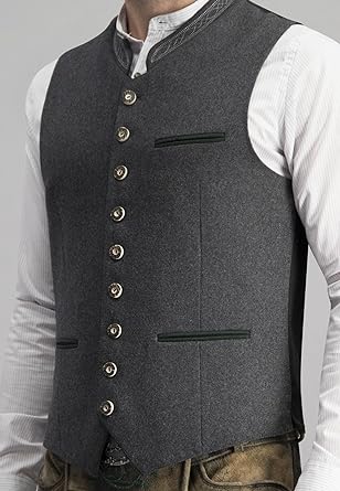 Eloura-Moda | Elegant men's traditional vest gray