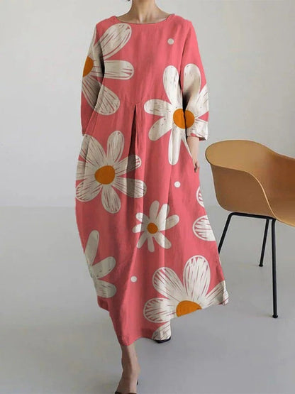 Natalie Geometric Patterned Sweater Dress For Women With Retro High Waist Style And Elegance