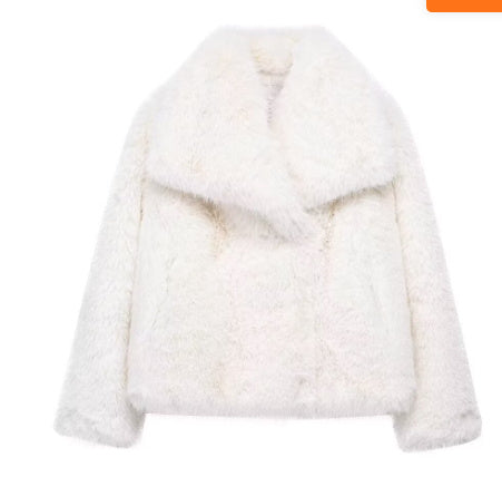 Thick Winter Coat For Casual Elegance Soft Spandex Blend Modern Cut Everyday Wear For Women