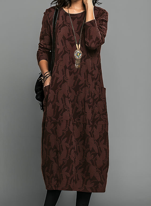 Nahar Women Knitted Dress Cozy Winter Elegance