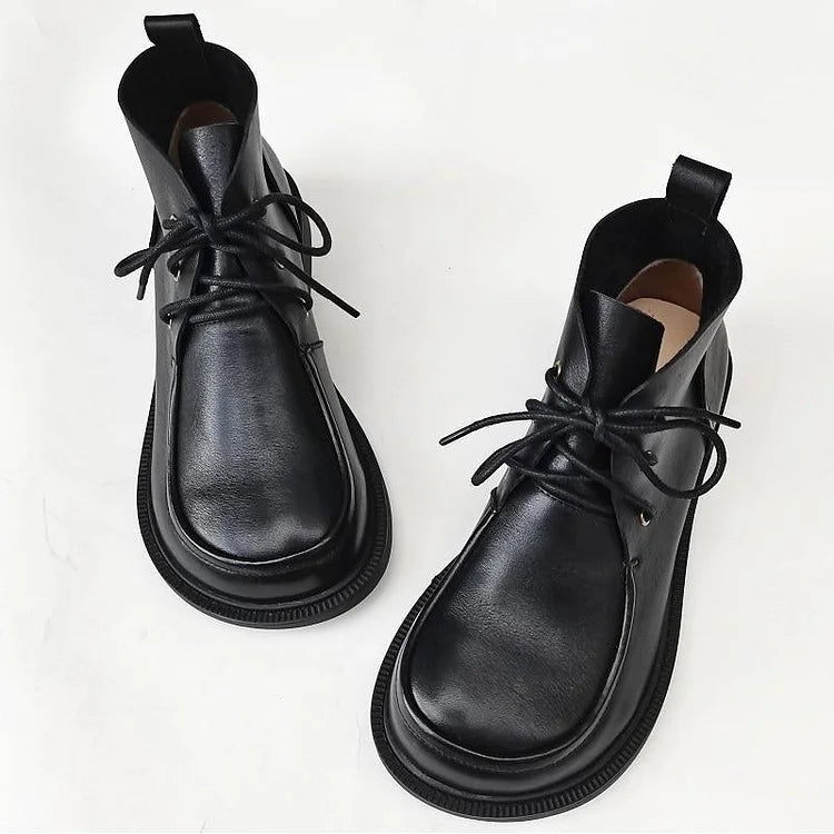 G&ZaCo™ | Retro Lace up Ankle Boots for Women