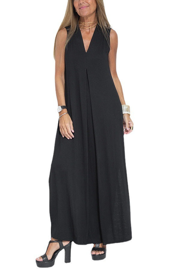 Elise Long Dress With Flowing Cardigan For Women Flattering Silhouette In Soft Polyester