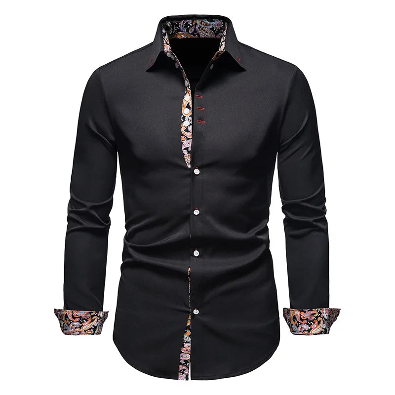 Selim | Fitted Shirt With Contrast – Refined And Trendy Look