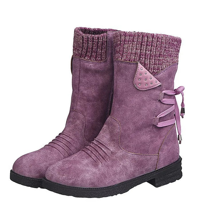 Norvella Waterproof Winter Boots For Women With Arch Support And Non Slip Sole For All Day Comfort