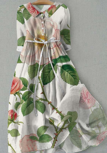 Ilse - Vintage floral dress