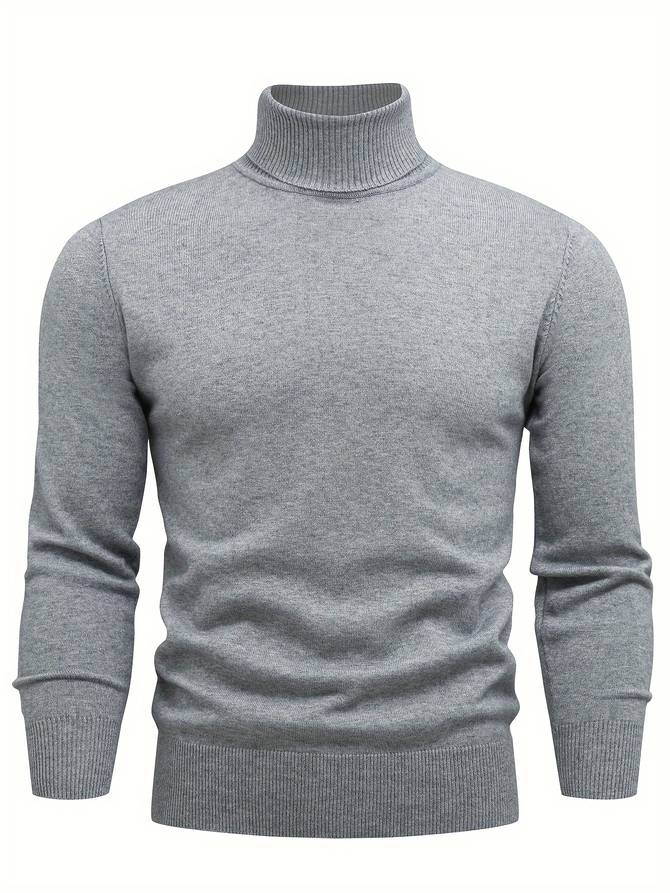 Lysander Turtleneck for Men Versatile Comfort and Timeless Style in Soft Premium Knit