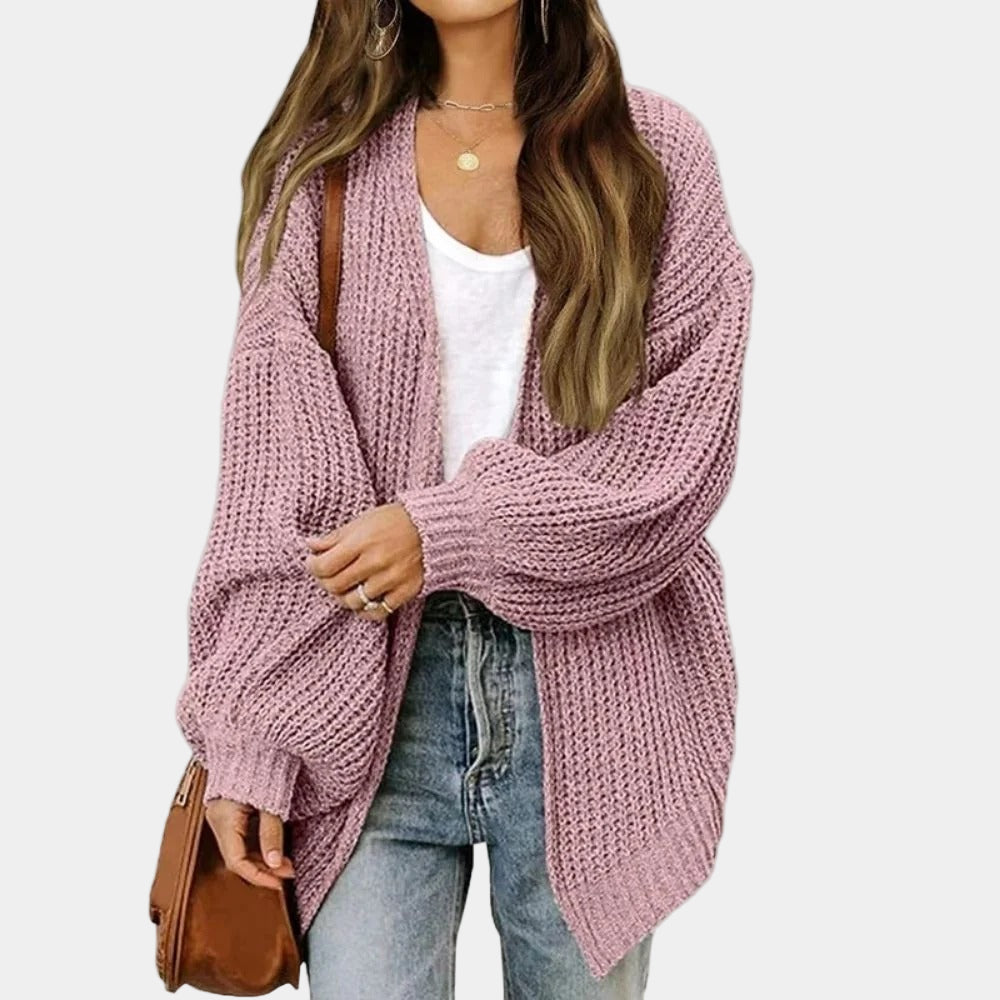 Casual Chic Women's Knitted Cardigan - Autumn