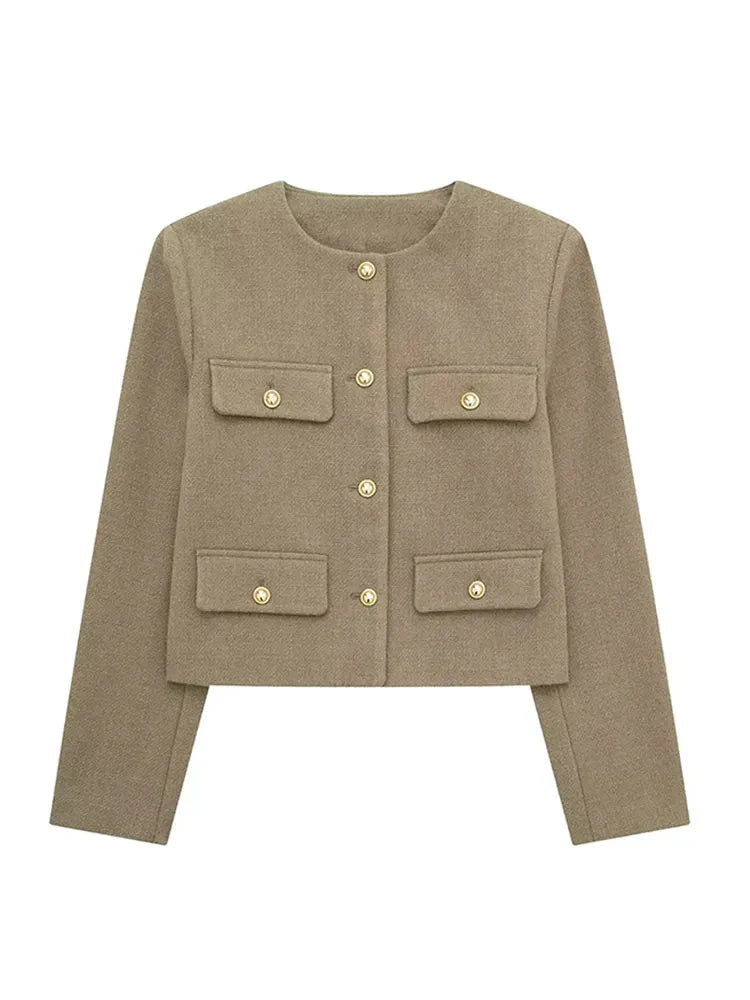 Willow | Short Jacket with Pockets for Women — Elegance & Refined Finish