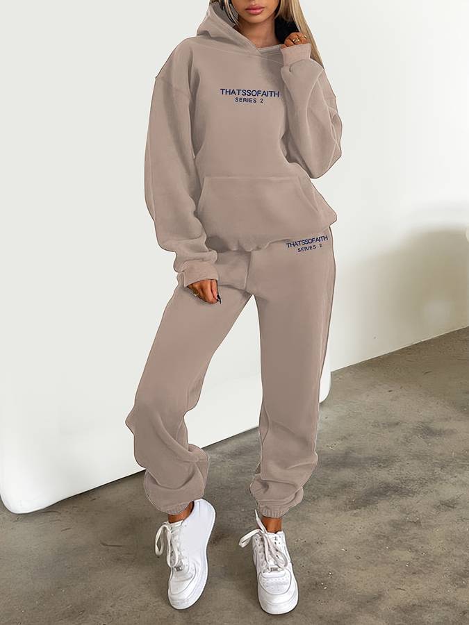 Christina- Hoodie and sweatpants set