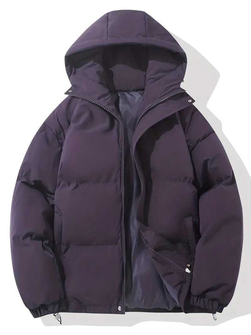 Luuk Men Hooded Down Jacket Warm Insulation Lightweight Comfort Timeless Winter Coat