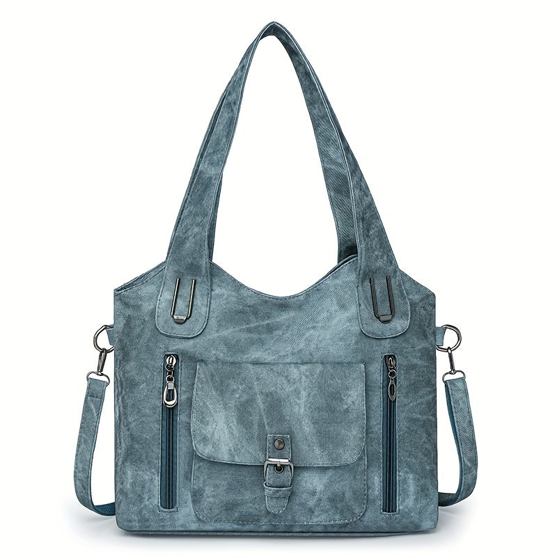 Vintage Chic Shoulder Bag - Practical and Elegant