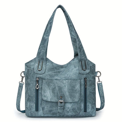 Vintage Chic Shoulder Bag - Practical and Elegant