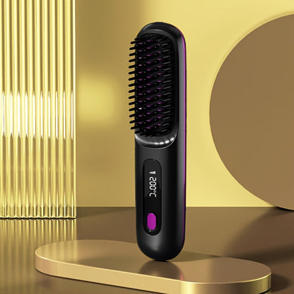SleekMate | Portable USB-Rechargeable Straightening Comb with Anti-Scald Protection
