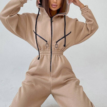 Women's Hoodie Two-Piece Set for Everyday and Leisure