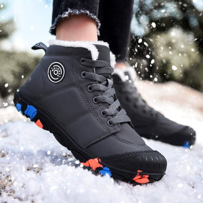 Kids Waterproof Winter Boots With Fleece Lined Warmth And Non Slip Sole For Active Play