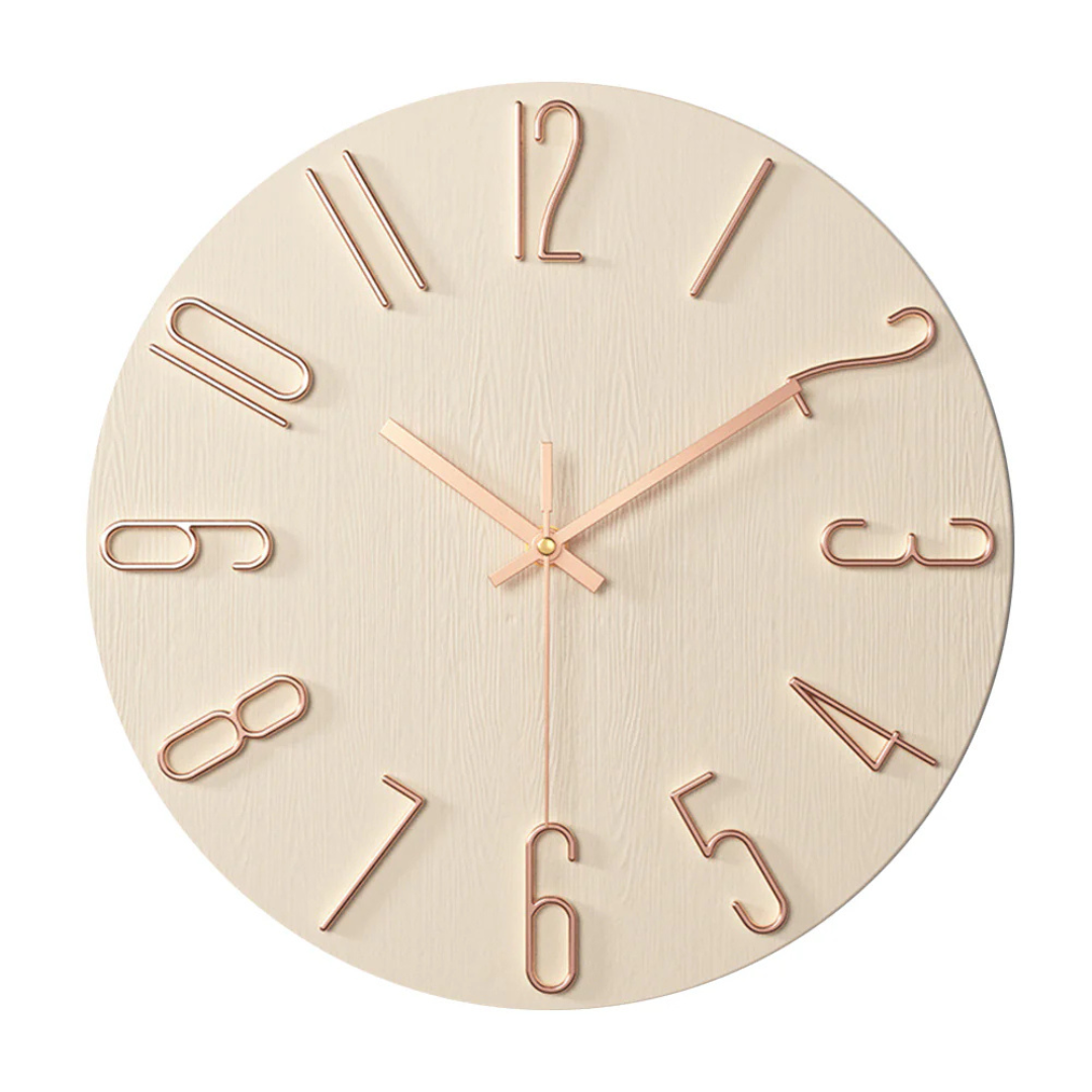 Noble Modern Wall Clock For Living Room Precision Timekeeping Minimalist Elegant Home Accent For Design Lovers
