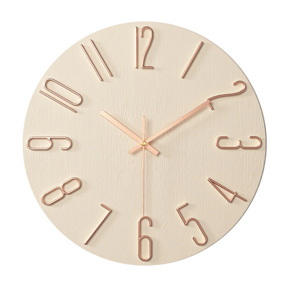 Noble Modern Wall Clock For Living Room Precision Timekeeping Minimalist Elegant Home Accent For Design Lovers