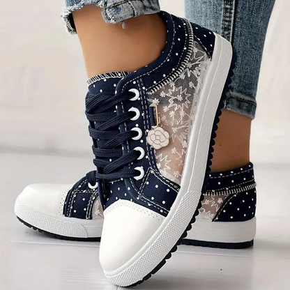 Women's Casual Sneakers with Supportive Design and Breathable Upper