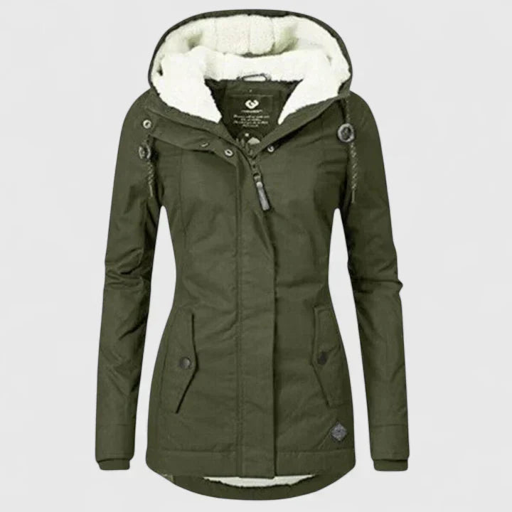 Claire – Winter Jacket with Faux Fur Lining