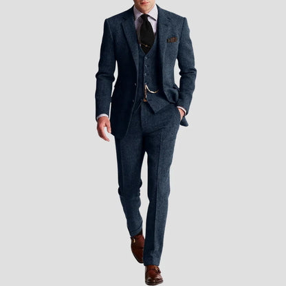 Men's Vintage 3 Piece Suit Complete Set Timeless Classic