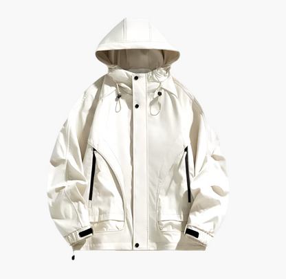 Mens Outdoor Windbreaker Jacket Lightweight Waterproof Breathable For Everyday Active Wear