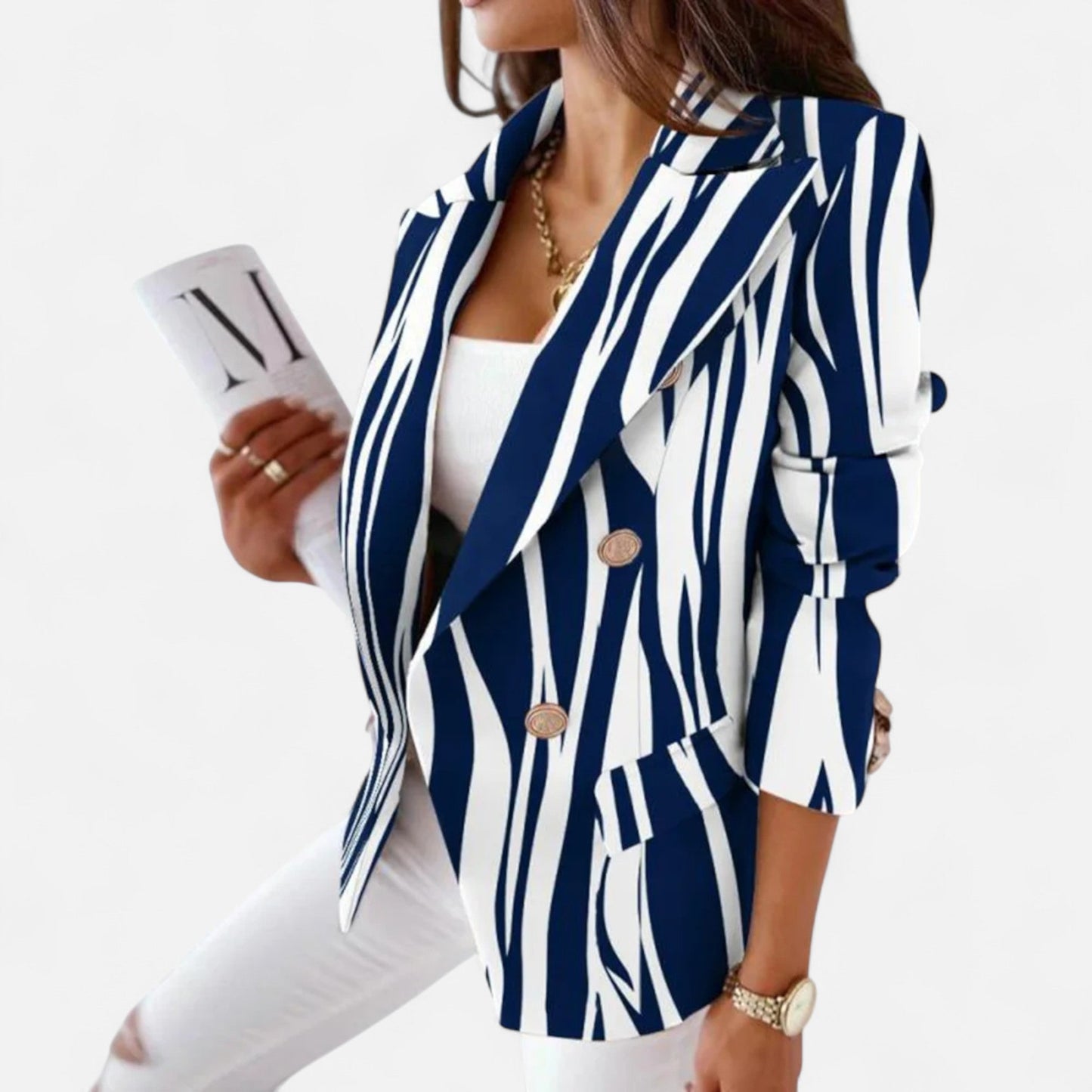 Ancient World | Women's Blazer Jacket Structured Elegance