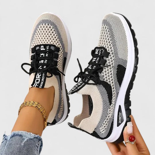 Koralyn Womens Four Season Mesh Sneakers Breathable Air Mesh Upper Lightweight All Day Comfort