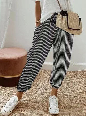 Multicolor Printed Casual Pants Kelly For Women Vibrant All Day Comfort And Style