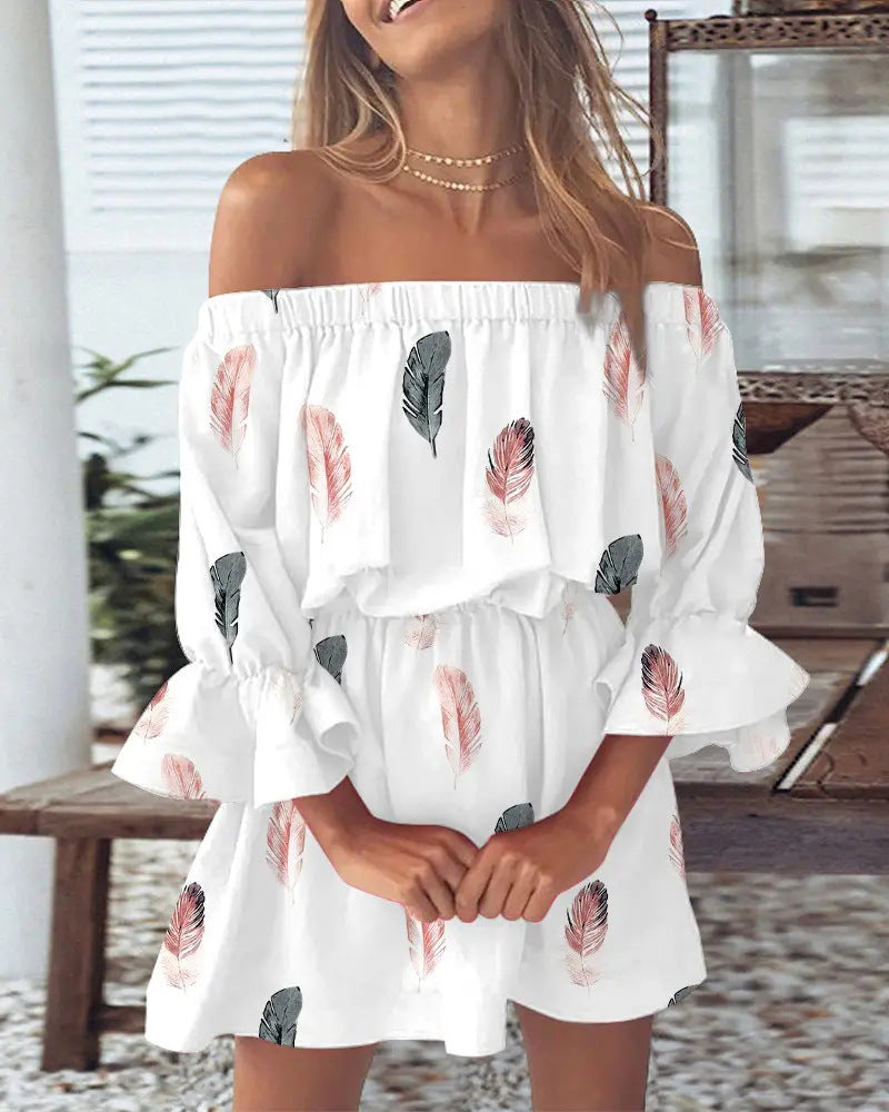 Sophie | Simple off-shoulder dress