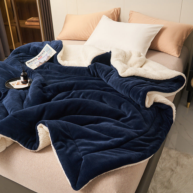 Sherpa Flannel Throw Blanket Dual Texture for Warm Comfort Ideal for Home Decor Lovers