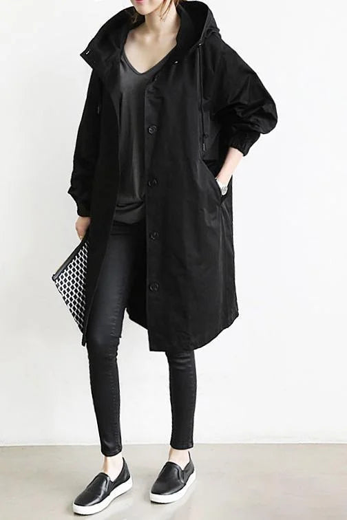Women's Oversized Raincoat | Long