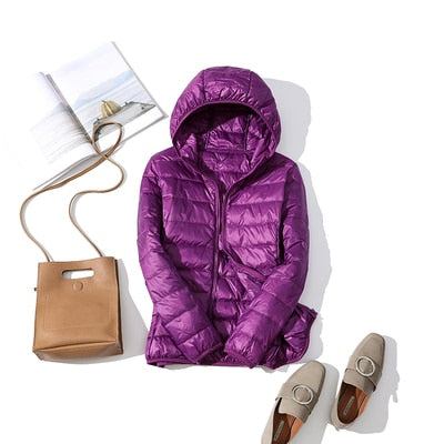 Daisy | Women’s Short Zipper Front Winter Jacket