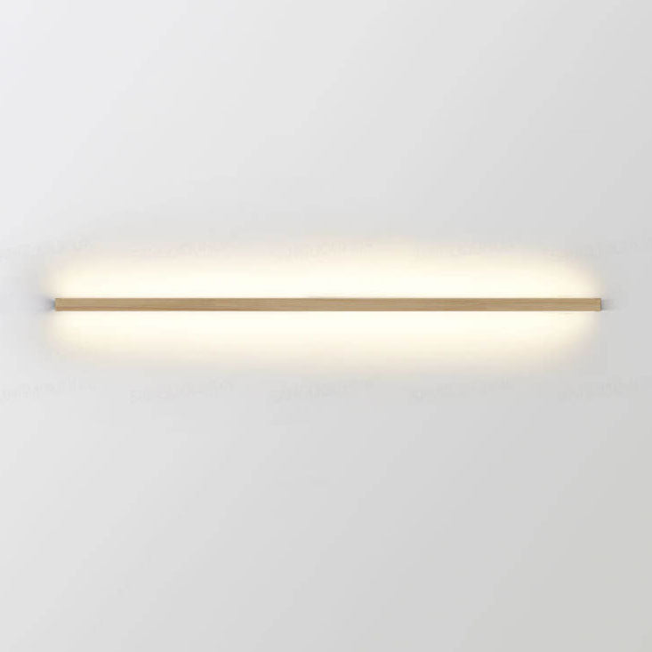 Wall sconces Minimalist wooden LED light fixture